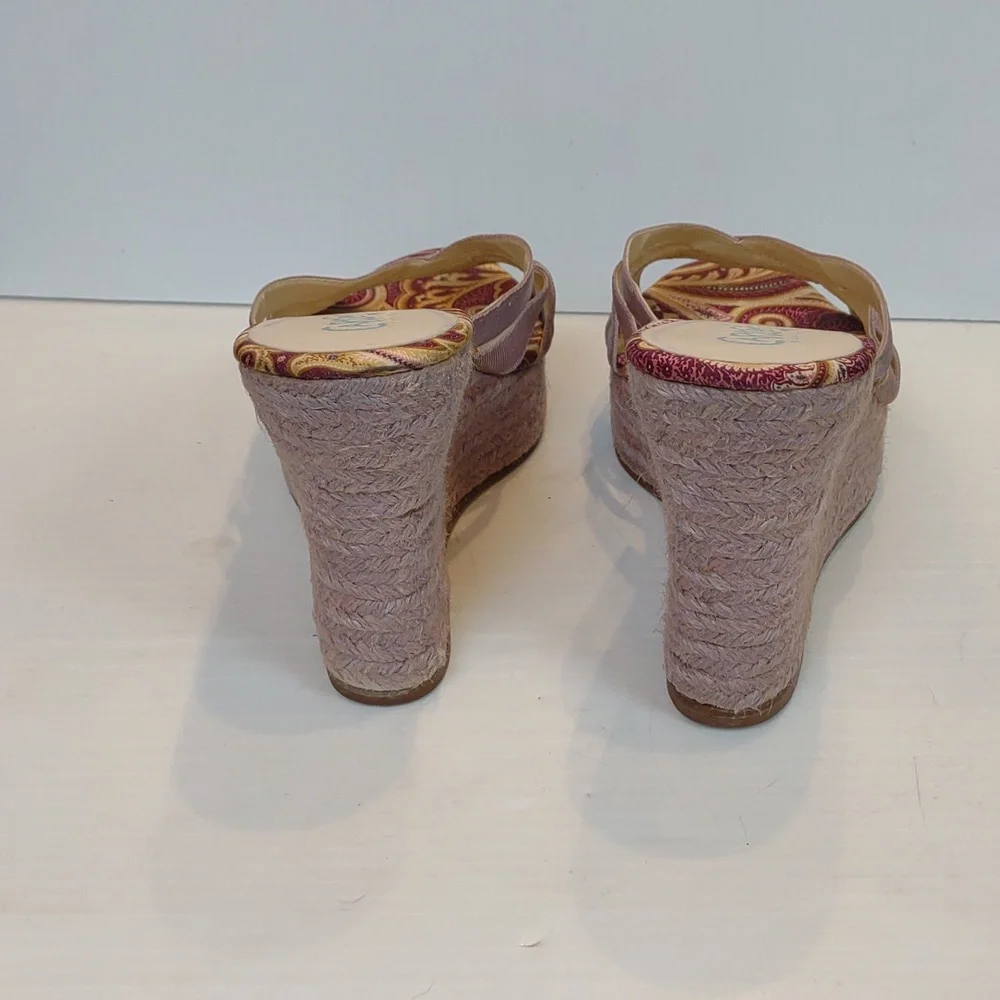 Carlos by Carlos Santana Women's Lavender Essence Espadrille Wedge Sandal